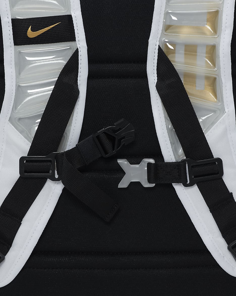 Nike hoops elite backpack black and white online